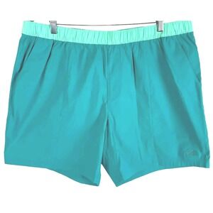 NEW The North Face Class V Pull On Shorts Mens XXL Flash Dry Green Relaxed $60